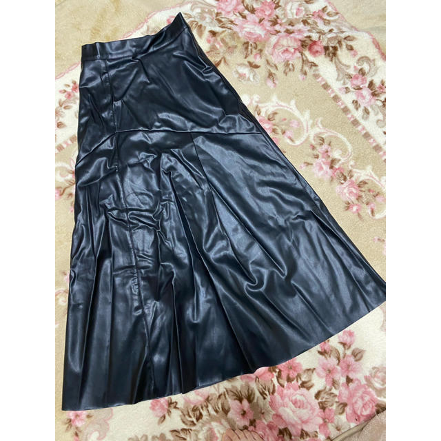 JEANASIS(ジーナシス)のレザーロングスカート レディースのスカート(ロングスカート)の商品写真