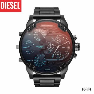 ディーゼル(DIESEL)の大人気品薄！レッドグラスブラック！ディーゼル 腕時計 DIESEL DZ7395(腕時計(アナログ))