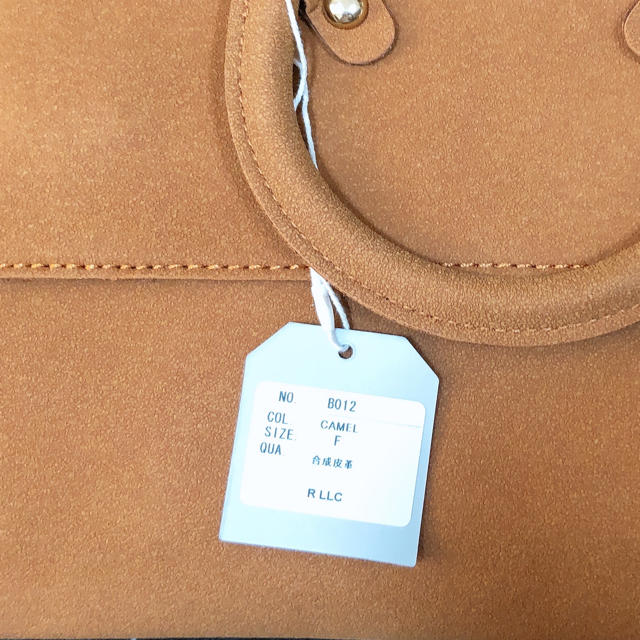 ☆ 新品 未使用 ☆ 2way バッグ キャメル ショルダー ハンドバッグ レディースのバッグ(ショルダーバッグ)の商品写真