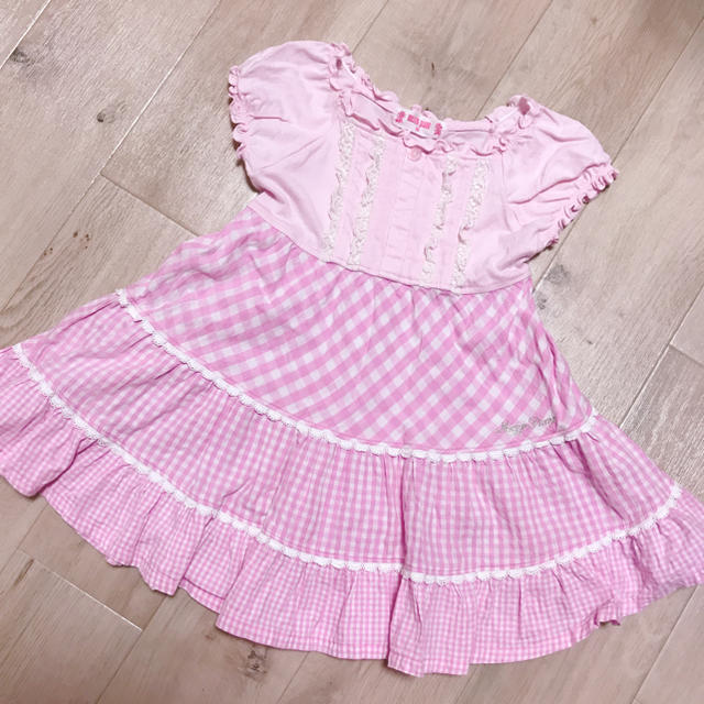 mezzo piano(メゾピアノ)のメゾピアノ ワンピース mezzo piano お洋服7点セット キッズ/ベビー/マタニティのキッズ服女の子用(90cm~)(ワンピース)の商品写真