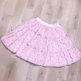 アンジェリックプリティー(Angelic Pretty)の最終値下げ アンジェリックプリティ シフォンスカート ふわふわ パニエ(ひざ丈スカート)