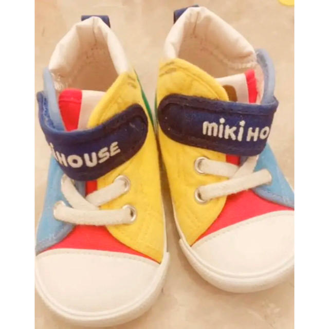 mikihouse(ミキハウス)のミキハウススニーカー13センチ キッズ/ベビー/マタニティのベビー靴/シューズ(~14cm)(スニーカー)の商品写真