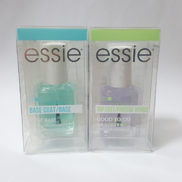 Essie(エッシー)のESSIE ベースコート&トップコート セット 13.5 mL コスメ/美容のネイル(ネイルトップコート/ベースコート)の商品写真