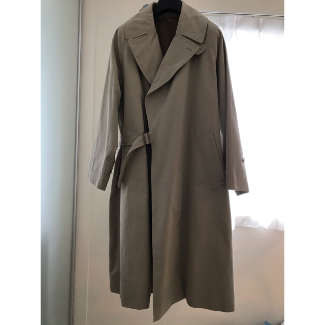 19aw comoli サイズ1 コットンギャバタイロッケンコート