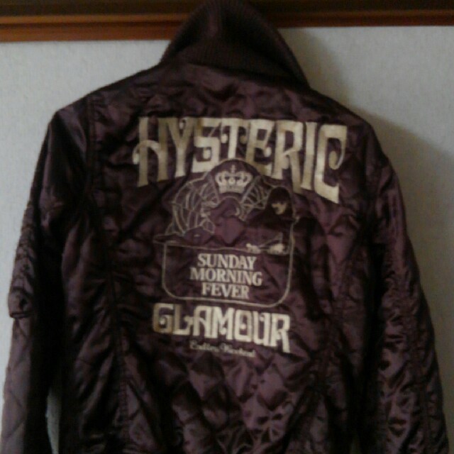 HYSTERIC GLAMOUR(ヒステリックグラマー)のヒステリックグラマーキルティング生地風ジャンパー レディースのジャケット/アウター(スカジャン)の商品写真