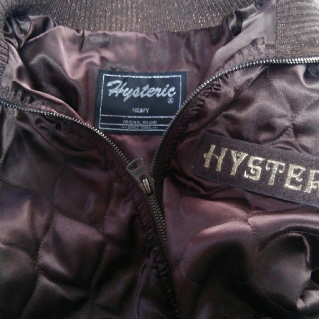 HYSTERIC GLAMOUR(ヒステリックグラマー)のヒステリックグラマーキルティング生地風ジャンパー レディースのジャケット/アウター(スカジャン)の商品写真