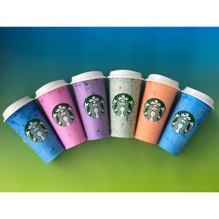 スターバックスコーヒー(Starbucks Coffee)の完売★海外スターバックス★限定★リユーザブルカップセット(グラス/カップ)