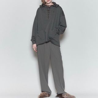 ビューティアンドユースユナイテッドアローズ(BEAUTY&YOUTH UNITED ARROWS)の未使用 roku beauty&youth レースアップ スウェットパーカー(パーカー)