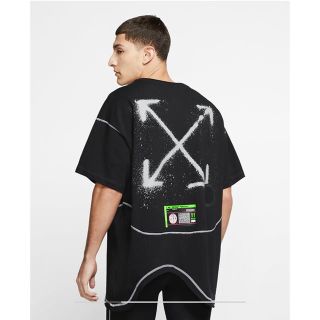 オフホワイト(OFF-WHITE)のnike off white Tシャツ　usMサイズ(Tシャツ/カットソー(半袖/袖なし))