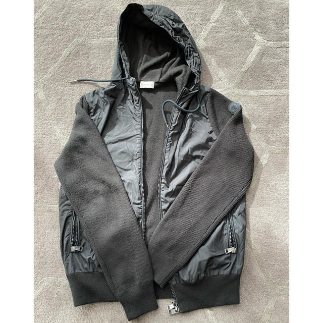 モンクレール  moncler ニット　パーカー　ナイロン　ダウン　M