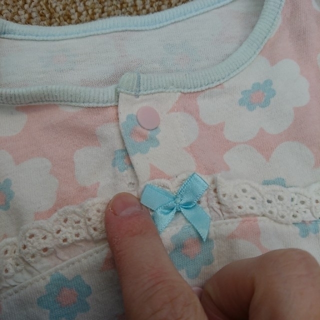 Nishiki Baby(ニシキベビー)の50,60女の子 ３点セット キッズ/ベビー/マタニティのベビー服(~85cm)(ロンパース)の商品写真
