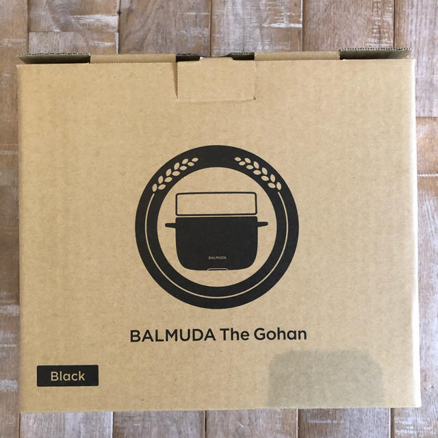 BALMUDA(バルミューダ) 炊飯器 ブラック 黒 炊飯器