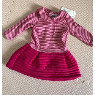 プチバトー(PETIT BATEAU)のプチバトー　ワンピース　6m(ワンピース)