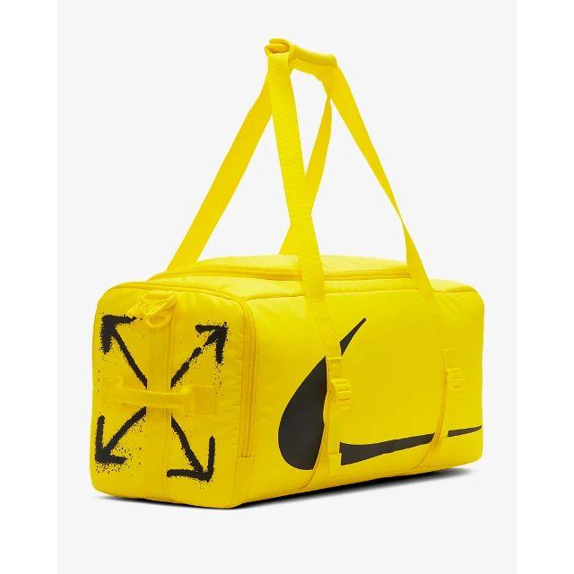 殿堂 NIKE - Yellow国内正規品 Bag Duffle OFF-WHITE x Nike ボストンバッグ