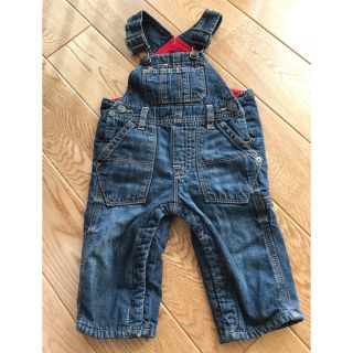 ベビーギャップ(babyGAP)のGAP  デニム　オーバーオール　70  12m-18m(ロンパース)