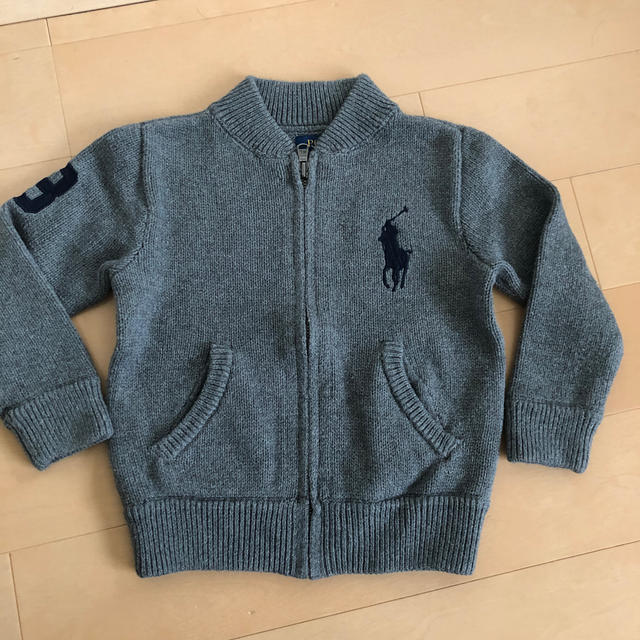 Ralph Lauren(ラルフローレン)のラルフローレン　キッズ　ジップアップニット キッズ/ベビー/マタニティのキッズ服男の子用(90cm~)(カーディガン)の商品写真