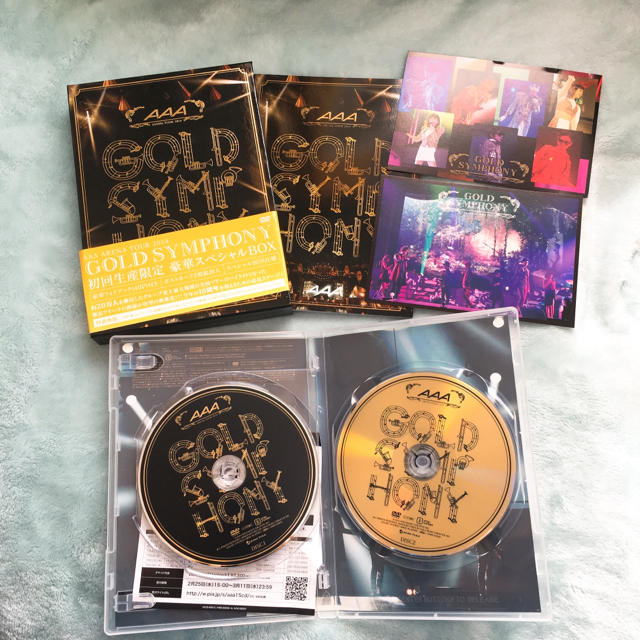 AAA(トリプルエー)のAAA　ARENA　TOUR　2014　-Gold　Symphony-（初回生産 エンタメ/ホビーのDVD/ブルーレイ(ミュージック)の商品写真