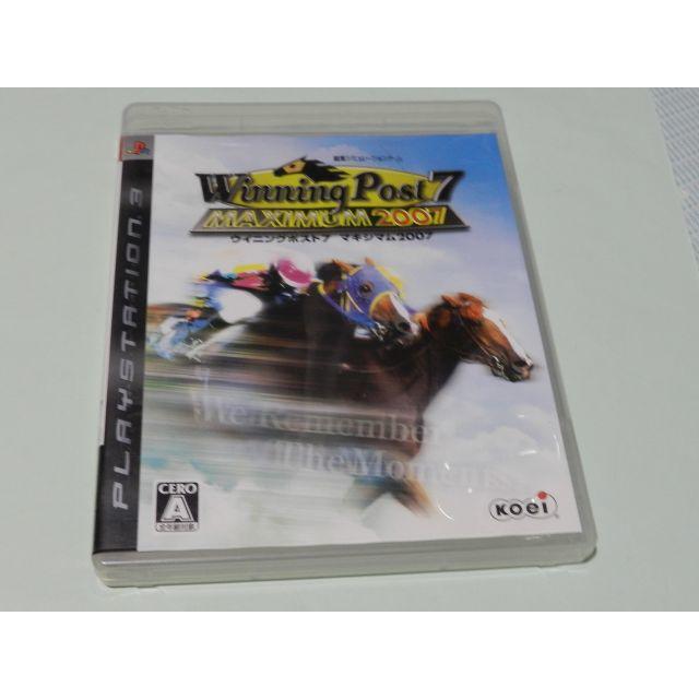 PlayStation3(プレイステーション3)の☆★ＰＳ３　ウィニングポスト7　マキシマム2007☆ｓ エンタメ/ホビーのゲームソフト/ゲーム機本体(携帯用ゲームソフト)の商品写真