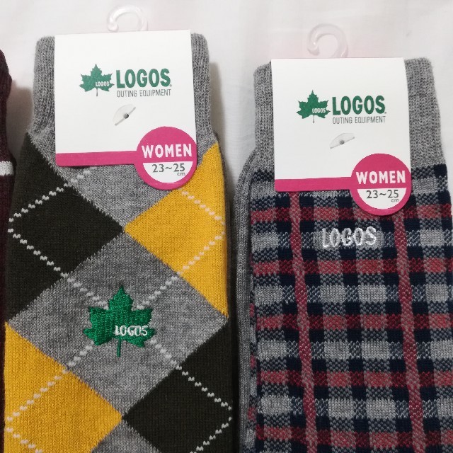 LOGOS(ロゴス)の4足 グンゼ ロゴス ソックス 靴下 レディース レディースのレッグウェア(ソックス)の商品写真