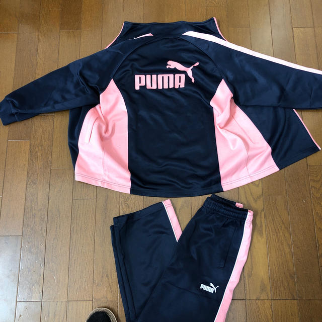 PUMA(プーマ)のPUMAジャージ　上着　140 キッズ/ベビー/マタニティのキッズ服女の子用(90cm~)(ジャケット/上着)の商品写真