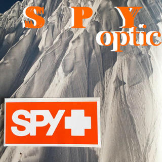 スパイ(SPY)のSPYスパイ US限定オプティックORANGEボックスバナー ステッカー(アクセサリー)