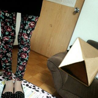 花柄レギンス♡値下げ(レギンス/スパッツ)