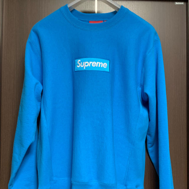 美品 Supreme - supreme box logo crewneck ボックスロゴ スウェット