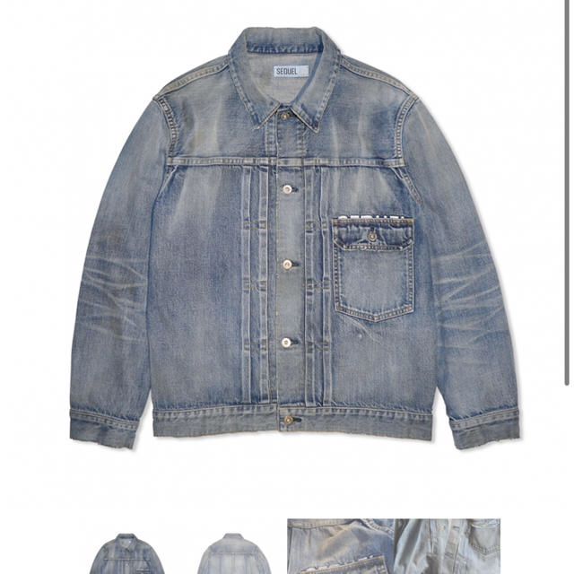 FRAGMENT(フラグメント)のsequel denim jacket fragment design Mサイズ メンズのジャケット/アウター(Gジャン/デニムジャケット)の商品写真