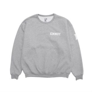 ワンエルディーケーセレクト(1LDK SELECT)のennoy college sweat L grey×white(スウェット)