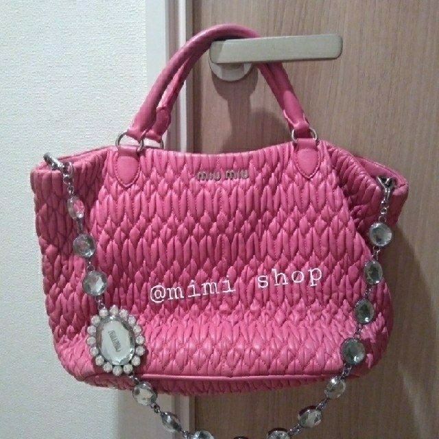 【値下げ】miumiu ナッパクリスタル【再出品】