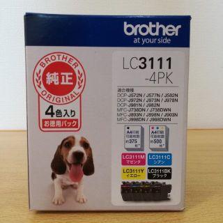 ブラザー(brother)のブラザー純正 インクカートリッジ LC3111 4色セット(オフィス用品一般)