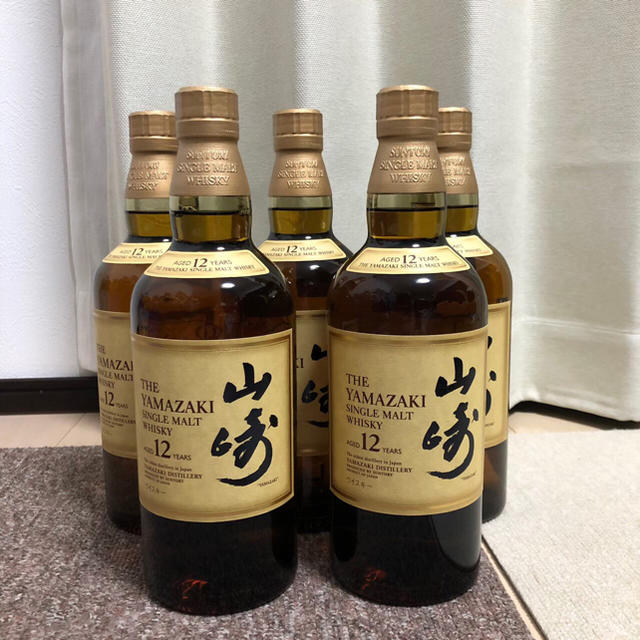 山崎12年 5本セット酒