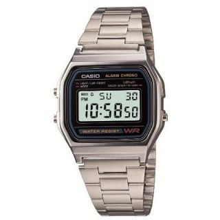 CASIO A158WA-1JF スタンダード チープカシオ(その他)