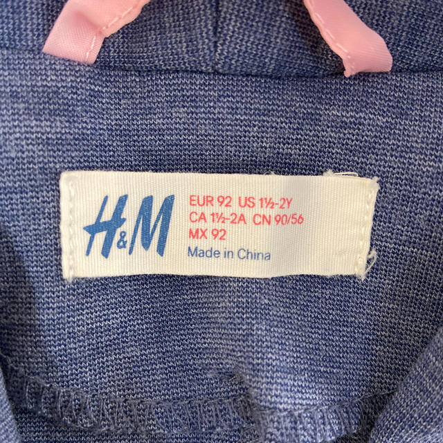 H&M(エイチアンドエム)のジャケット　1歳半〜2歳　女の子 キッズ/ベビー/マタニティのキッズ服女の子用(90cm~)(ジャケット/上着)の商品写真