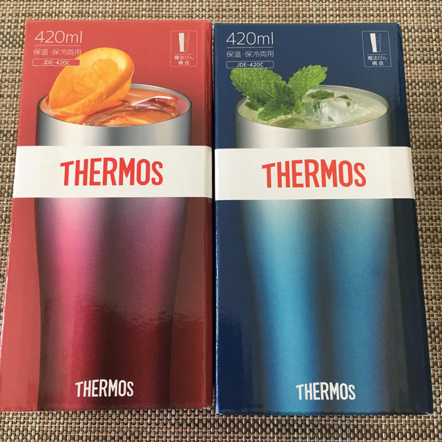 THERMOS(サーモス)の新品☆サーモス タンブラー二本セット インテリア/住まい/日用品のキッチン/食器(タンブラー)の商品写真