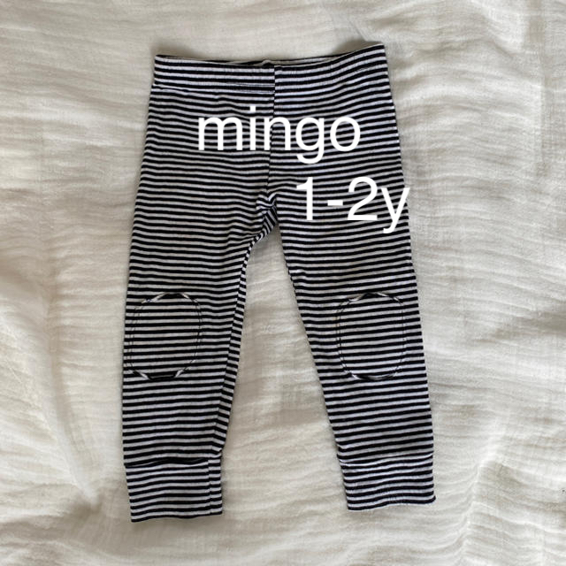 こどもビームス(コドモビームス)のMINGO 定番　ボーダーレギンス  1-2y キッズ/ベビー/マタニティのベビー服(~85cm)(パンツ)の商品写真