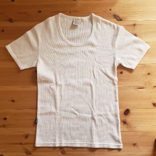 アヴィレックス(AVIREX)のAVIREX メンズ カットソー 半袖 ホワイト(Tシャツ/カットソー(半袖/袖なし))