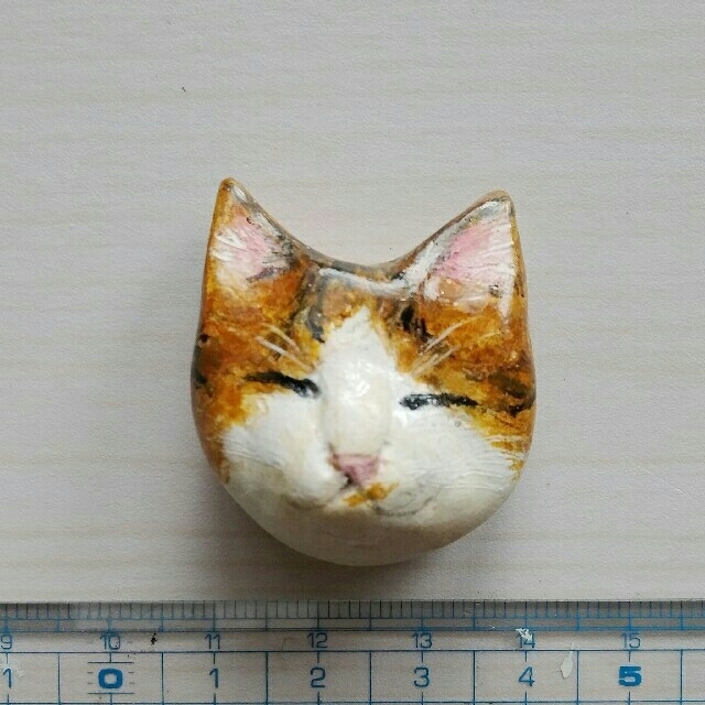 猫 ネコ ねこ 置物 ハンドメイドのペット(おもちゃ/ペット小物)の商品写真