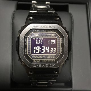 ジーショック(G-SHOCK)の美品 エイジド加工 GMW-B5000V-1JR 国内正規 GMW-B5000V(腕時計(デジタル))