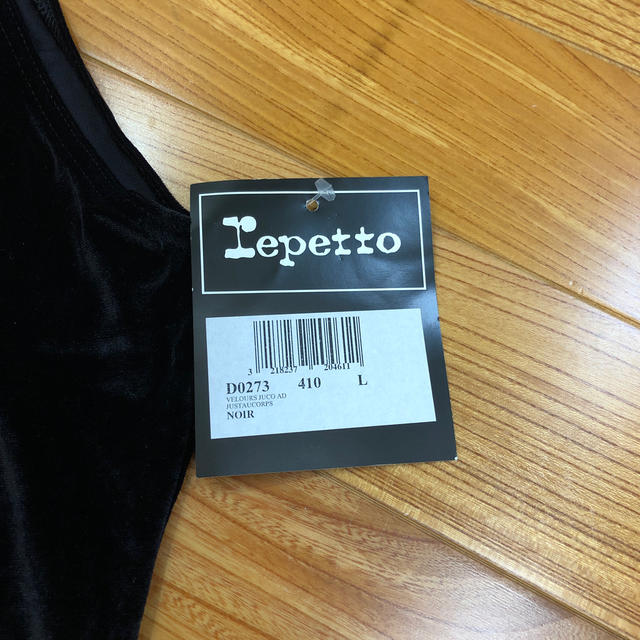 repetto(レペット)のレオタード　タートル黒Ｌ スポーツ/アウトドアのスポーツ/アウトドア その他(ダンス/バレエ)の商品写真