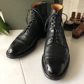 クロケットアンドジョーンズ(Crockett&Jones)の【美品】クロケット &ジョーンズ　コニストン　UK8 ツリー付き(ブーツ)