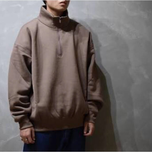 オーラリー　AURALEE BAGGY POLYESTER SWEAT