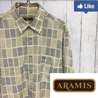 アラミス(Aramis)の【値下げ交渉可】アラミス ARAMIS メンズ 柄シャツ ポリシャツ(シャツ)