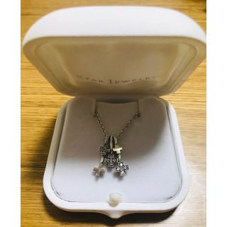 スタージュエリー(STAR JEWELRY)のスタージュエリー  SV925 クロス　ジルコニア　ネックレス(ネックレス)