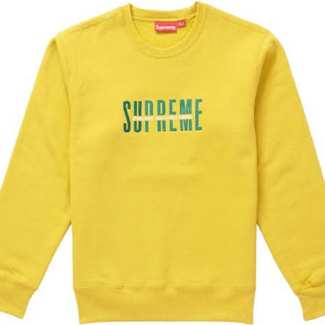 supreme world famous crewneck 18aw スウェット