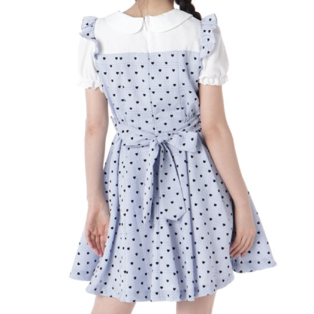 Secret Honey(シークレットハニー)の♡SecretHoney ハートフロッキーワンピース♡ キッズ/ベビー/マタニティのキッズ服女の子用(90cm~)(ワンピース)の商品写真