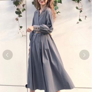 アメリヴィンテージ(Ameri VINTAGE)のAMERI vintageLONG COAT LIKE BELT DRESS(ロングワンピース/マキシワンピース)