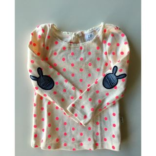 ベビーギャップ(babyGAP)の専用♡ ベビーギャップ♡カットソー ロンT ドット　ピンク　80(シャツ/カットソー)