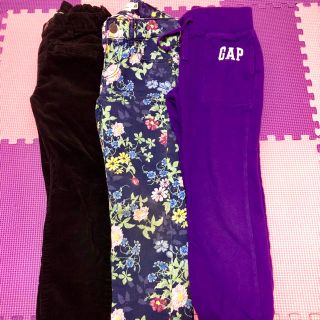 ギャップキッズ(GAP Kids)の110㎝女の子用パンツ3点セット(パンツ/スパッツ)