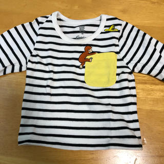 グラニフ(Design Tshirts Store graniph)のグラニフ♡おさるのジョージロンT 80 90(Tシャツ/カットソー)